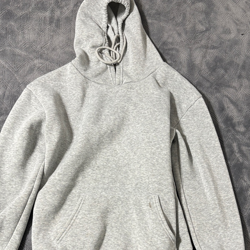 SHEIN Women's Light Gray Hoodie